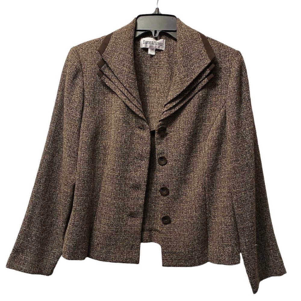 Tiered Collar Blazer (Danny & Nicole)
